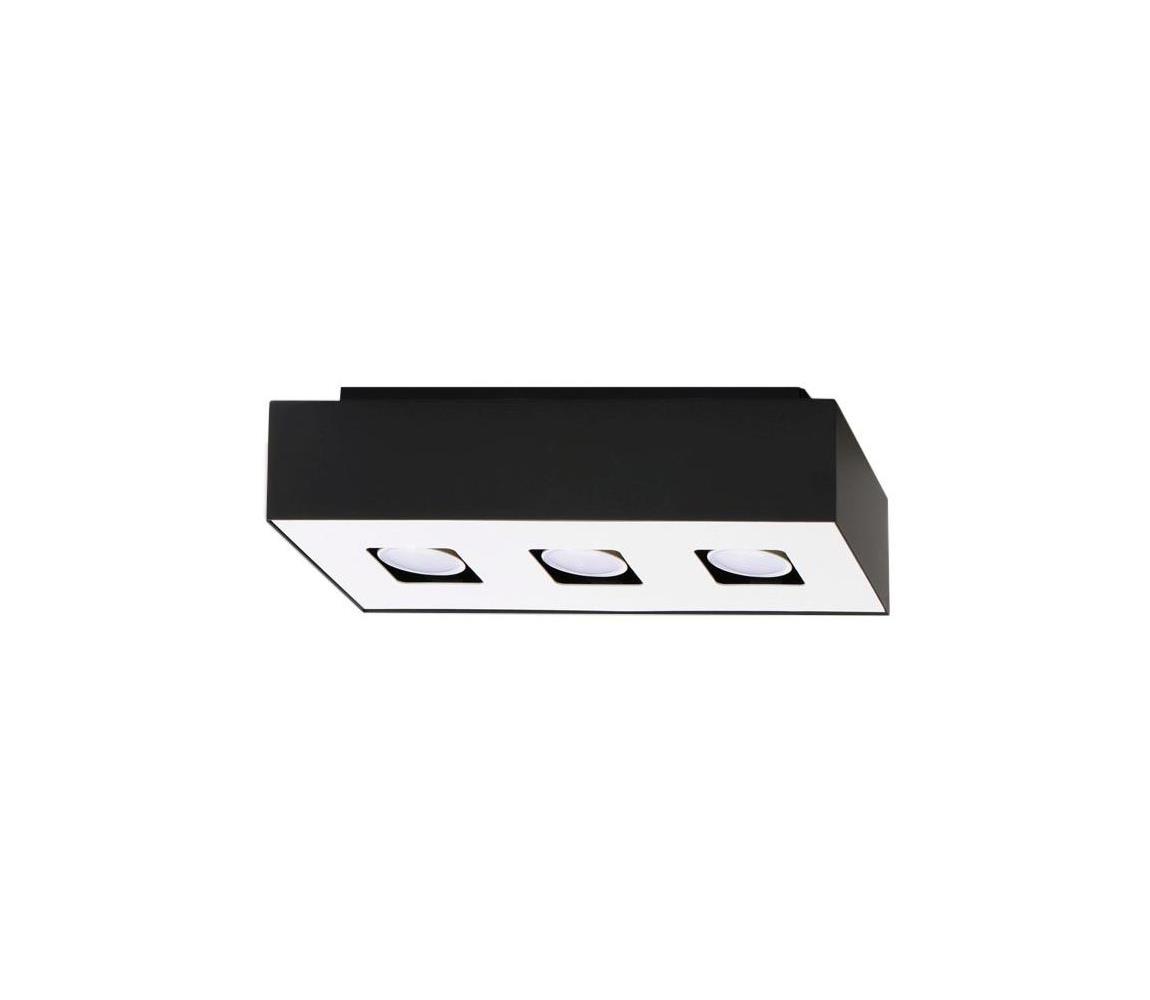 Sollux Sollux SL.0072 - Stropní svítidlo MONO 3 3xGU10/40W/230V SLX0044