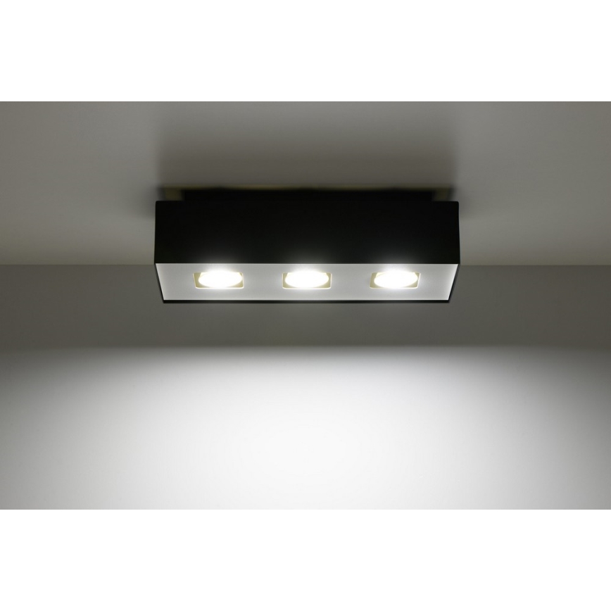 Stropní svítidlo MONO 3 3xGU10/40W/230V