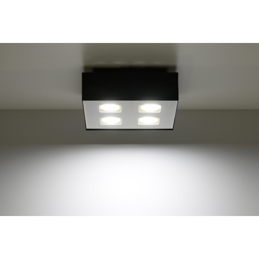 Stropní svítidlo MONO 4 4xGU10/40W/230V