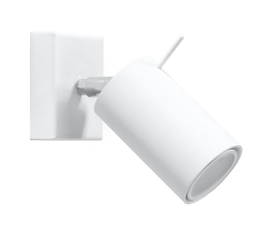 Sollux Sollux SL.0087 - Nástěnné bodové svítidlo RING 1xGU10/40W/230V bílá SLX0052