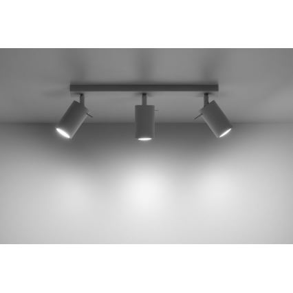 Bodové svítidlo RING 3 3xGU10/10W/230V bílá