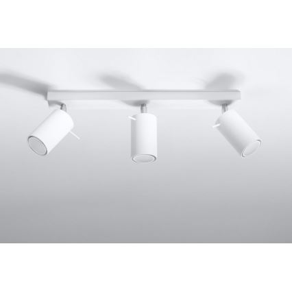 Bodové svítidlo RING 3 3xGU10/10W/230V bílá