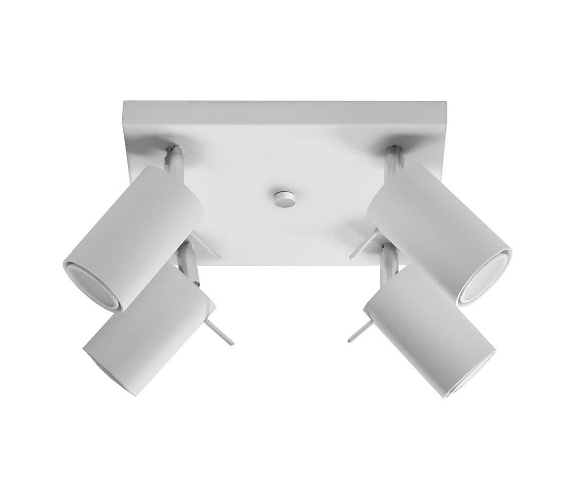 Sollux Sollux SL.0090 - Bodové svítidlo RING 4 4xGU10/40W/230V bílá SLX0055