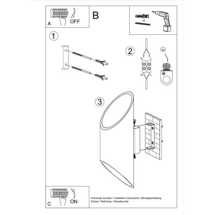 Nástěnné svítidlo PENNE 30 1xG9/40W/230V černá