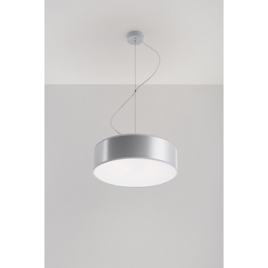 Lustr na lanku ARENA 35 2xE27/60W/230V šedá