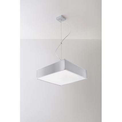 Závěsné svítidlo HORUS 35 2xE27/60W/230V šedá