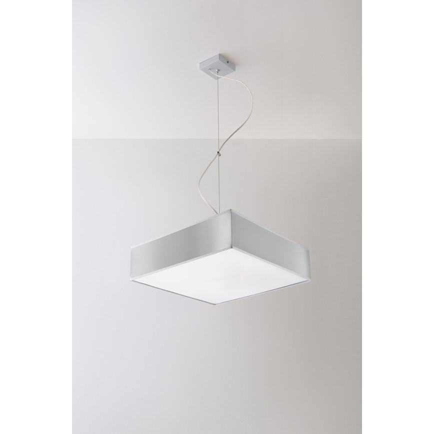 Závěsné svítidlo HORUS 35 2xE27/60W/230V šedá