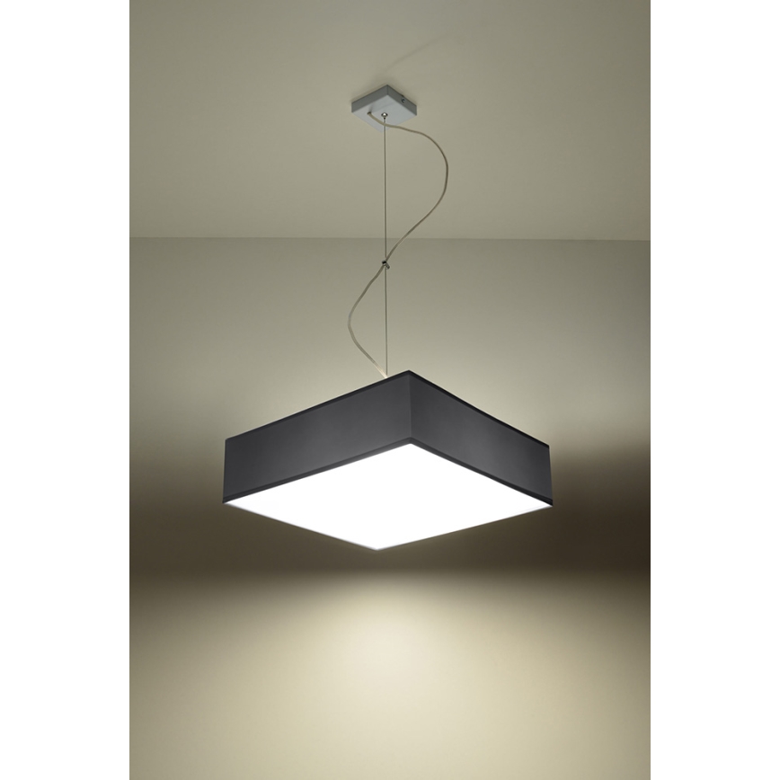Závěsné svítidlo HORUS 35 2xE27/60W/230V šedá
