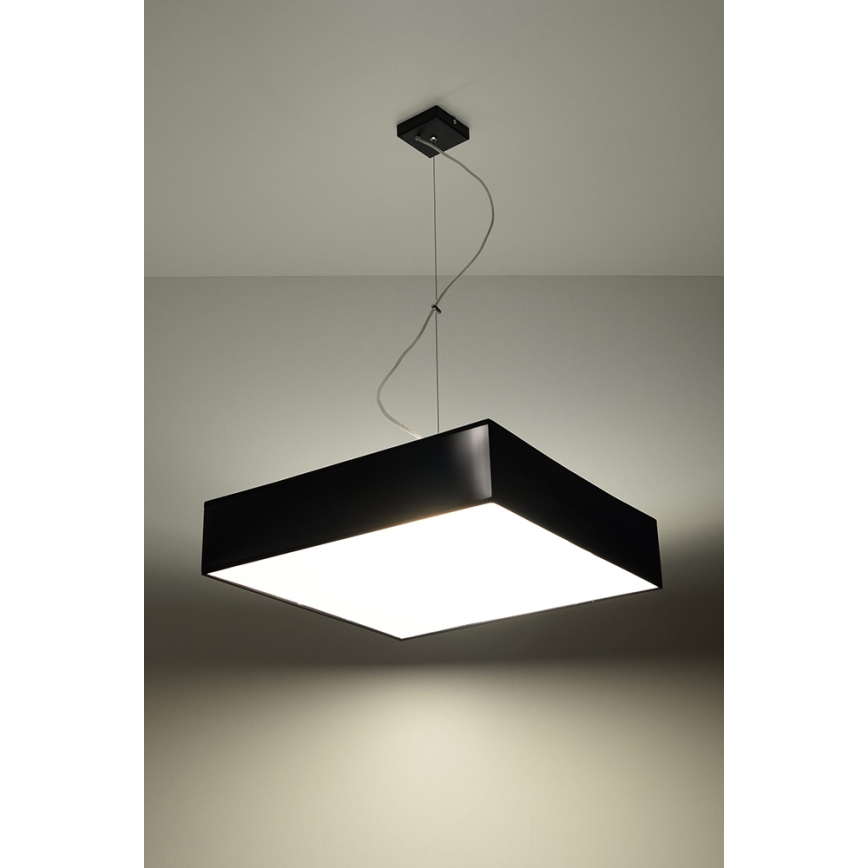 Závěsné svítidlo HORUS 45 3xE27/60W/230V černá