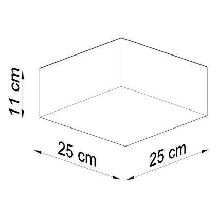 Nástěnné svítidlo HORUS 1xE27/60W/230V bílá