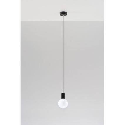 Sollux SL.0151 - Lustr na lanku EDISON 1xE27/60W/230V šedá