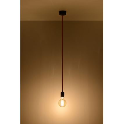 Sollux SL.0151 - Lustr na lanku EDISON 1xE27/60W/230V šedá