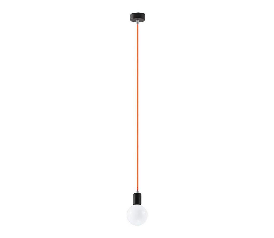 Sollux Sollux SL.0154 - Lustr na Lanku EDISON 1xE27/60W/230V oranžová SLX0113