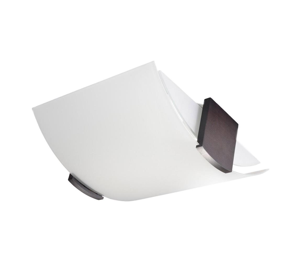 Sollux Sollux SL.0186 - Stropní svítidlo EMILIO 2xE27/60W/230V bílá/wenge SLX0122