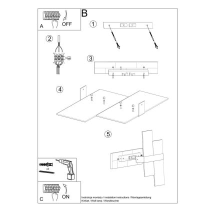 Nástěnné svítidlo MASSIMO 2xG9/40W/230V bílá/chrom