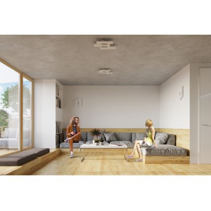 Stropní svítidlo FABIANO 3xE27/60W/230V bílá/lesklý chrom