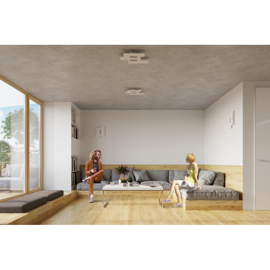 Stropní svítidlo FABIANO 3xE27/60W/230V bílá/lesklý chrom