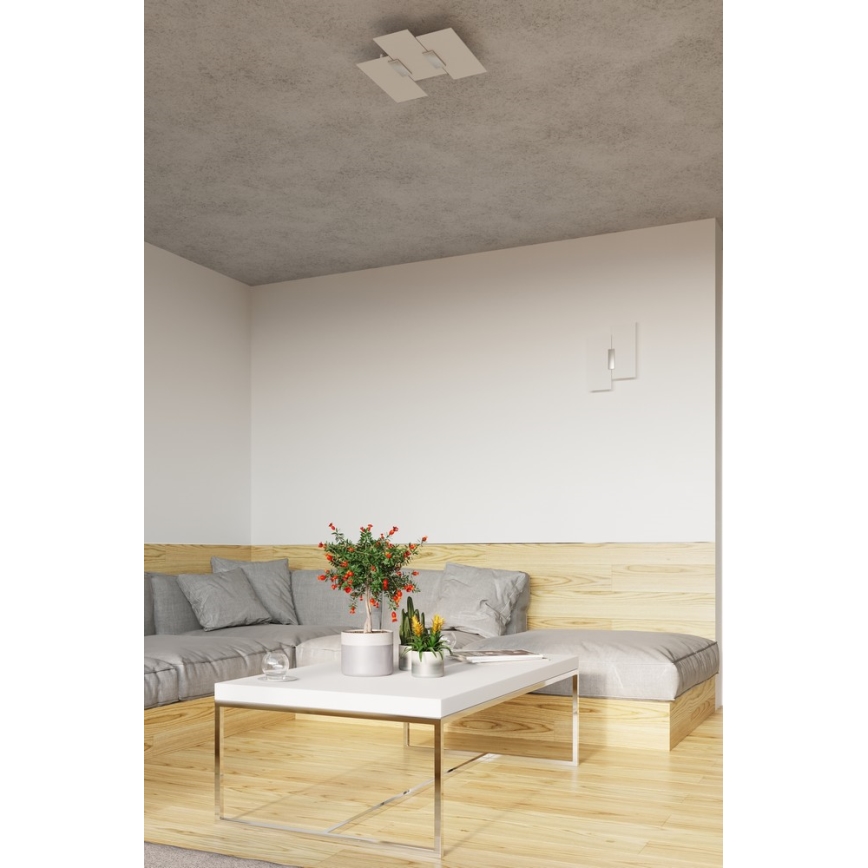 Stropní svítidlo FABIANO 3xE27/60W/230V bílá/lesklý chrom