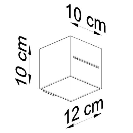 Nástěnné svítidlo LOBO 1xG9/40W/230V černá