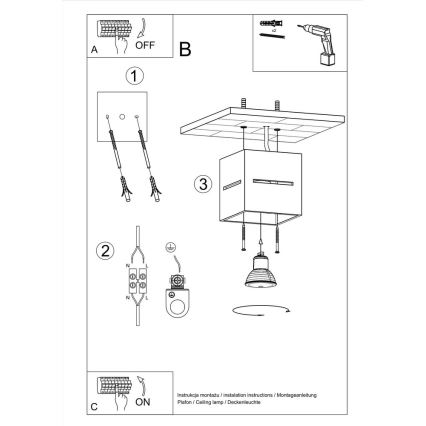 Stropní svítidlo LOBO 1xG9/40W/230V bílá