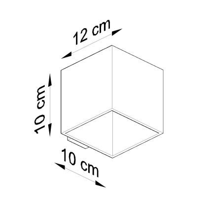 Nástěnné bodové svítidlo RICO 1xG9/40W/230V sklo/bílá