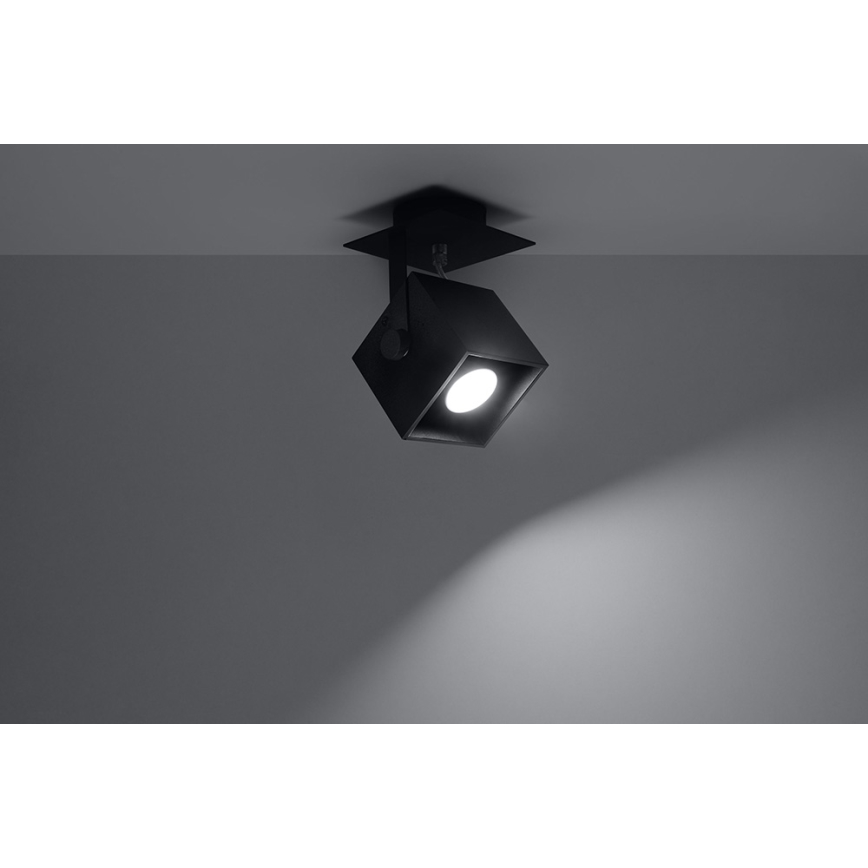 Bodové svítidlo CEDRA 1 1xGU10/40W/230V černá