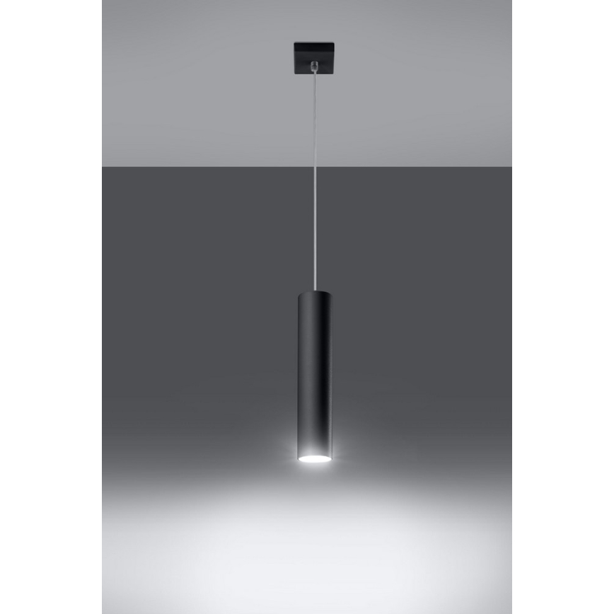 Lustr na lanku LAGOS 1 1xGU10/10W/230V černá