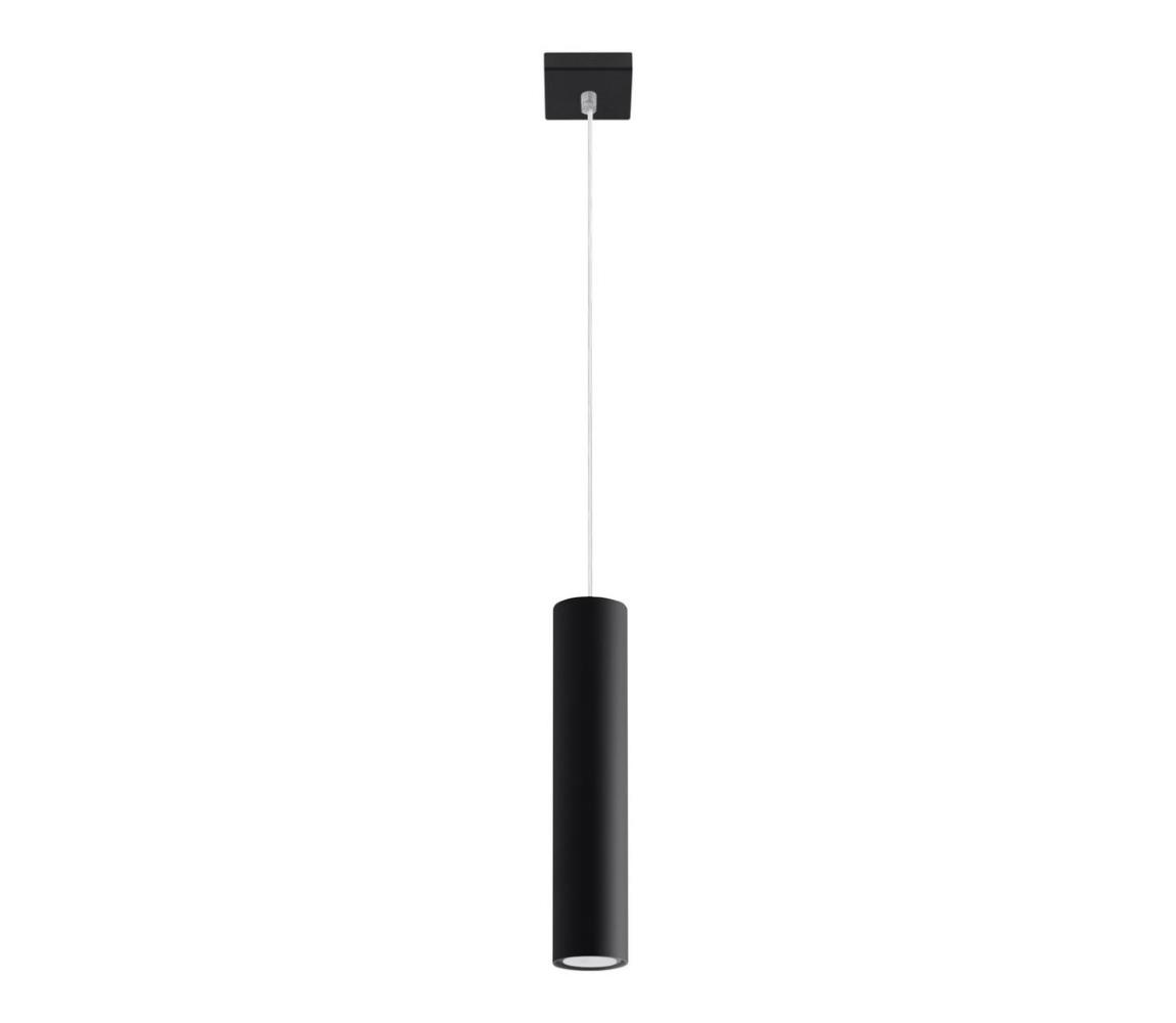 Sollux Sollux SL.0327 - Lustr na lanku LAGOS 1 1xGU10/40W/230V černá SLX0215