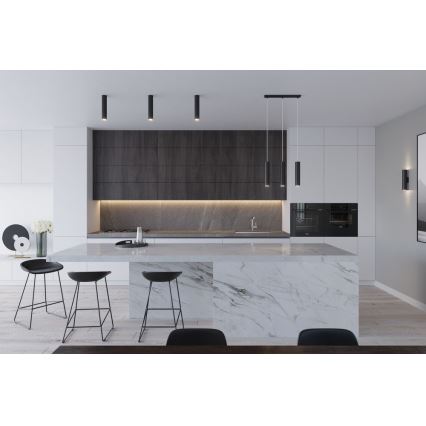 Lustr na lanku LAGOS 3 3xGU10/10W/230V černá
