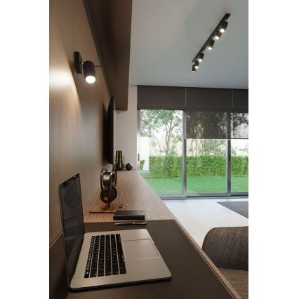 Bodové svítidlo RING 6L 6xGU10/10W/230V černá