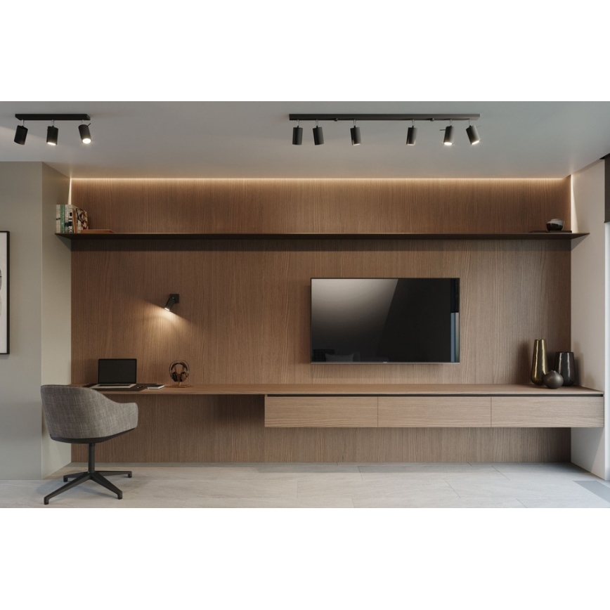 Bodové svítidlo RING 6L 6xGU10/10W/230V černá