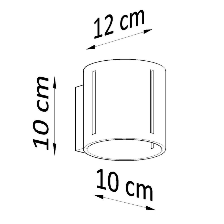 Nástěnné svítidlo INEZ 1xG9/40W/230V bílá