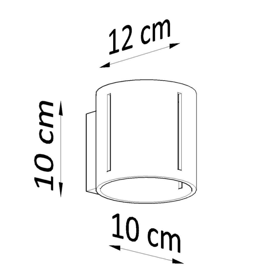 Nástěnné svítidlo INEZ 1xG9/40W/230V černá