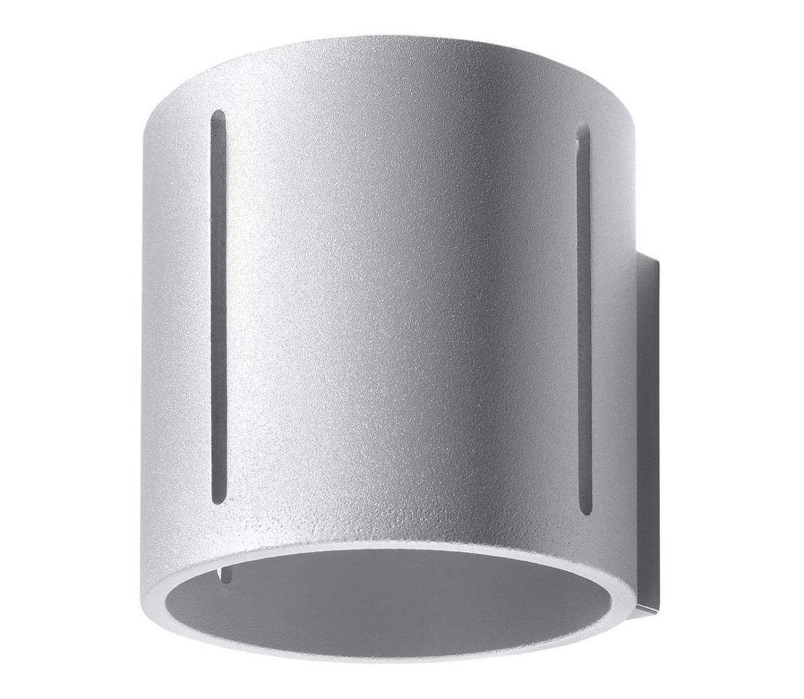 Sollux Sollux SL.0354 - Nástěnné svítidlo INEZ 1xG9/40W/230V šedá SLX0235