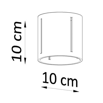 Stropní svítidlo INEZ 1xG9/40W/230V šedá