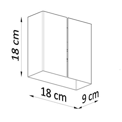 Nástěnné svítidlo LINEA 2xG9/40W/230V