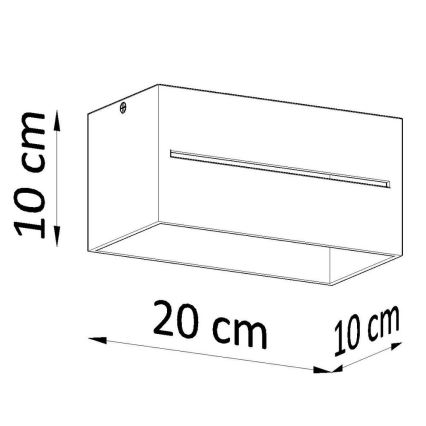 Stropní svítidlo LOBO 2xG9/40W/230V bílá