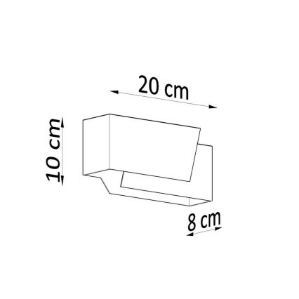 Nástěnné svítidlo PIEGARE 1xG9/40W/230V