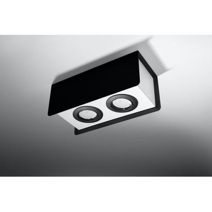 Bodové svítidlo STEREO 2 2xGU10/40W/230V