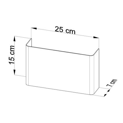 Nástěnné svítidlo COPERTURA 2xG9/40W/230V bílá