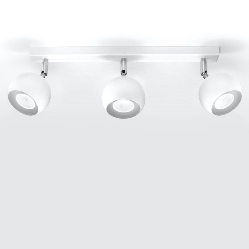 Stropní bodové svítidlo OCULARE 3xGU10/10W/230V