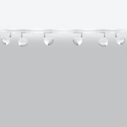 Stropní bodové svítidlo OCULARE 6xGU10/10W/230V