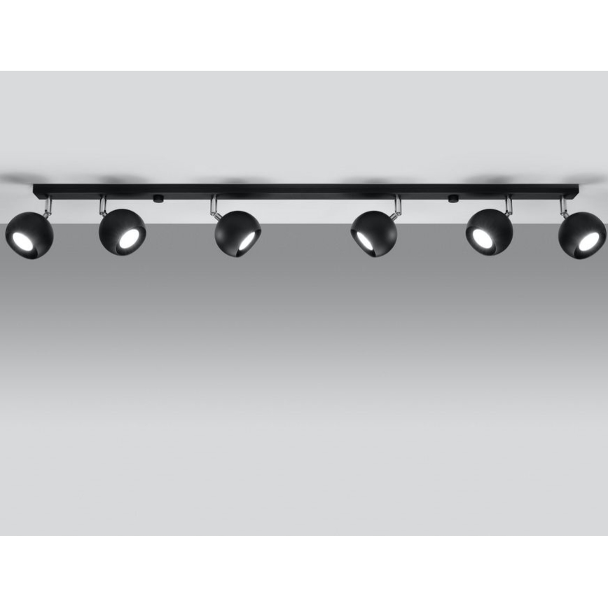 Stropní bodové svítidlo OCULARE 6xGU10/10W/230V