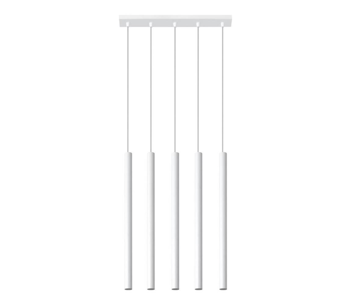 Sollux Sollux SL.0468 - Lustr na lanku PASTELO 5xG9/12W/230V bílá SLX0322