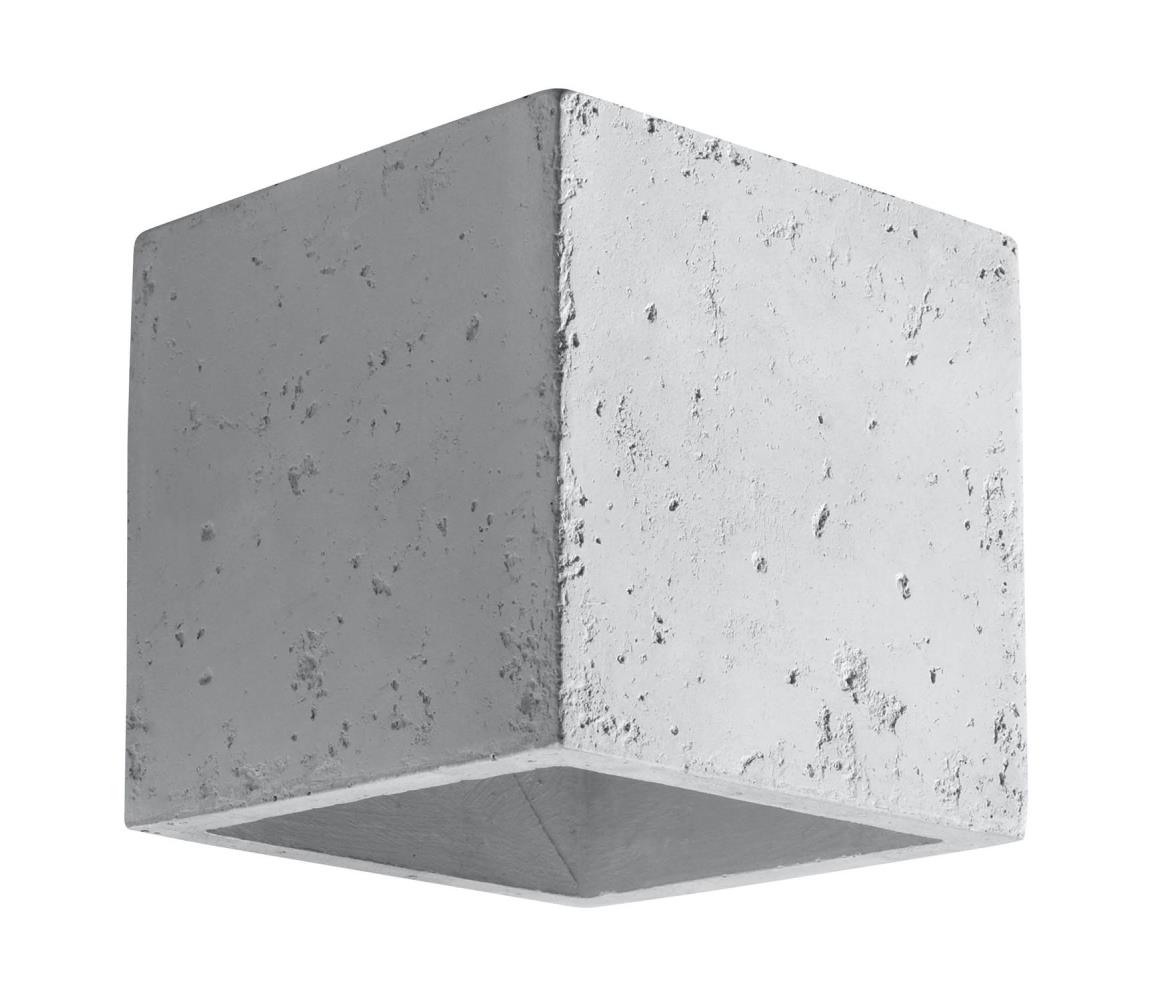 Sollux Sollux SL.0487 - Nástěnné svítidlo QUAD 1xG9/40W/230V beton SLX0275