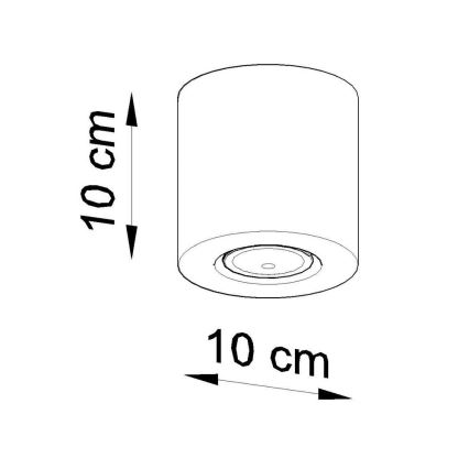 Bodové svítidlo ORBIS 1xGU10/10W/230V beton