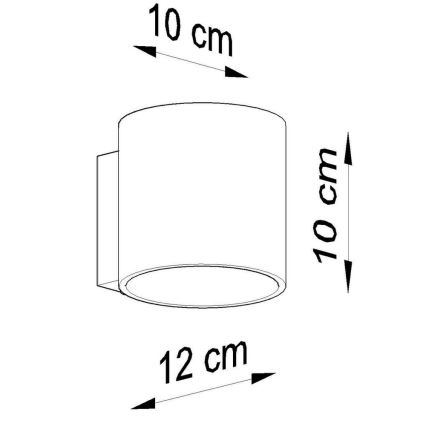 Nástěnné bodové svítidlo ORBIS 1xG9/40W/230V buk