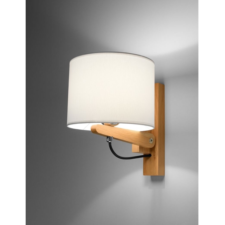Nástěnné svítidlo LEGNO 1xE27/60W/230V