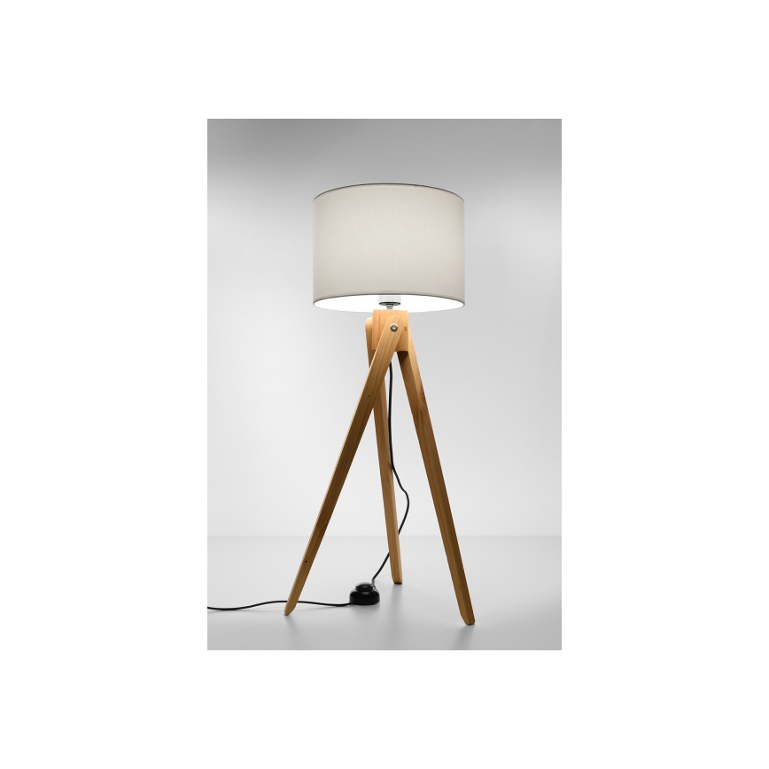 Stojací lampa LEGNO 1xE27/60W/230V
