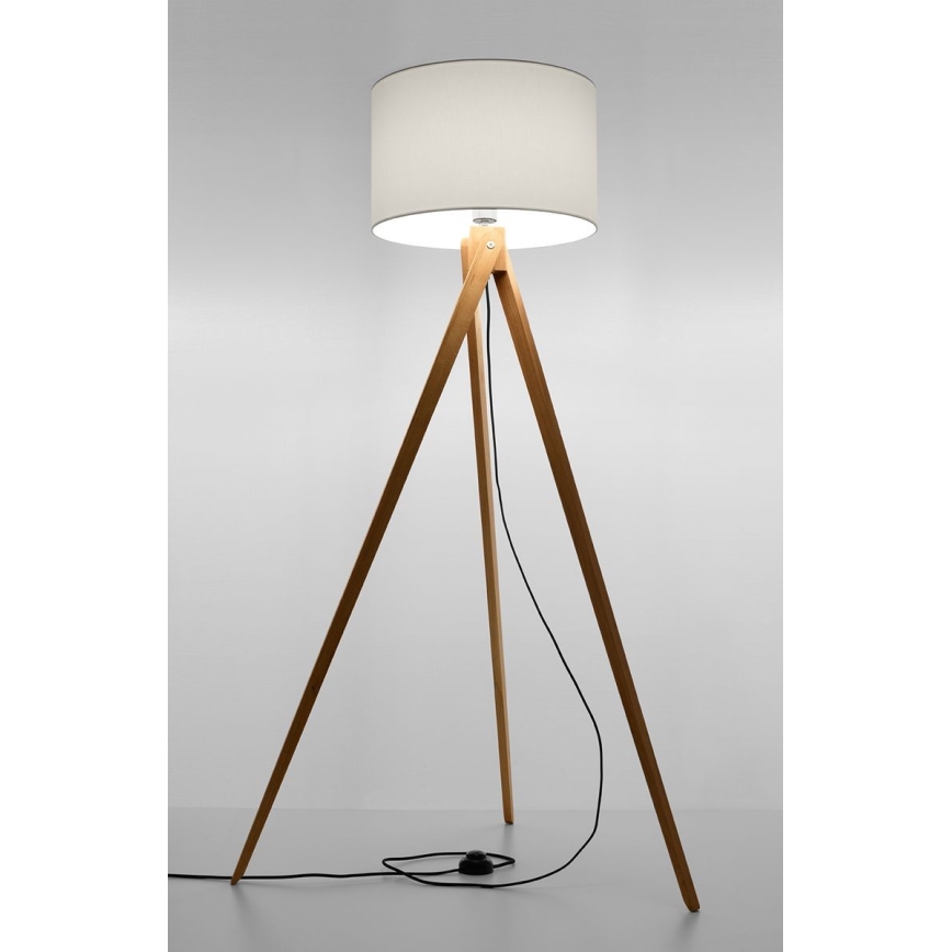 Stojací lampa LEGNO 1xE27/60W/230V
